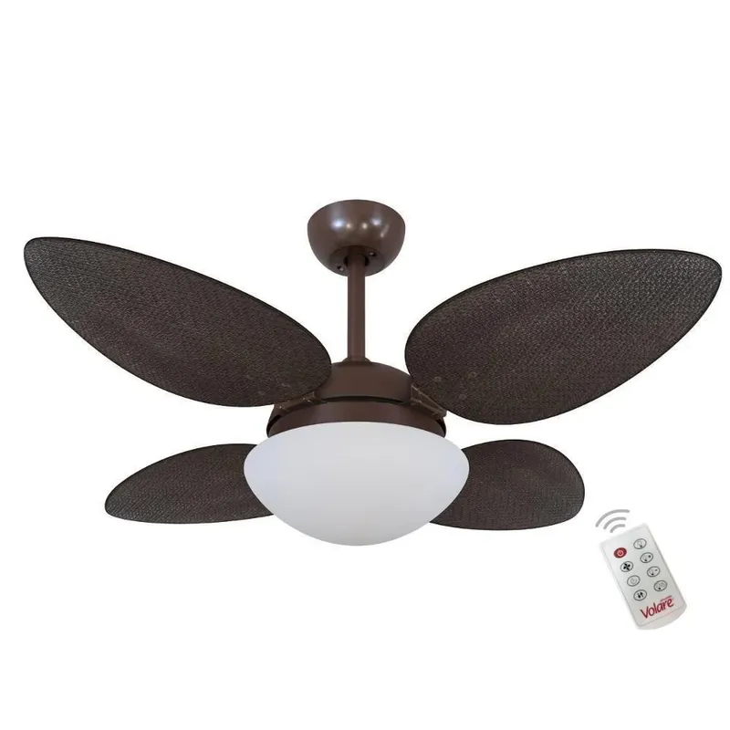 Ventilador Volare P Palmae Natural 220v E Controle Remoto