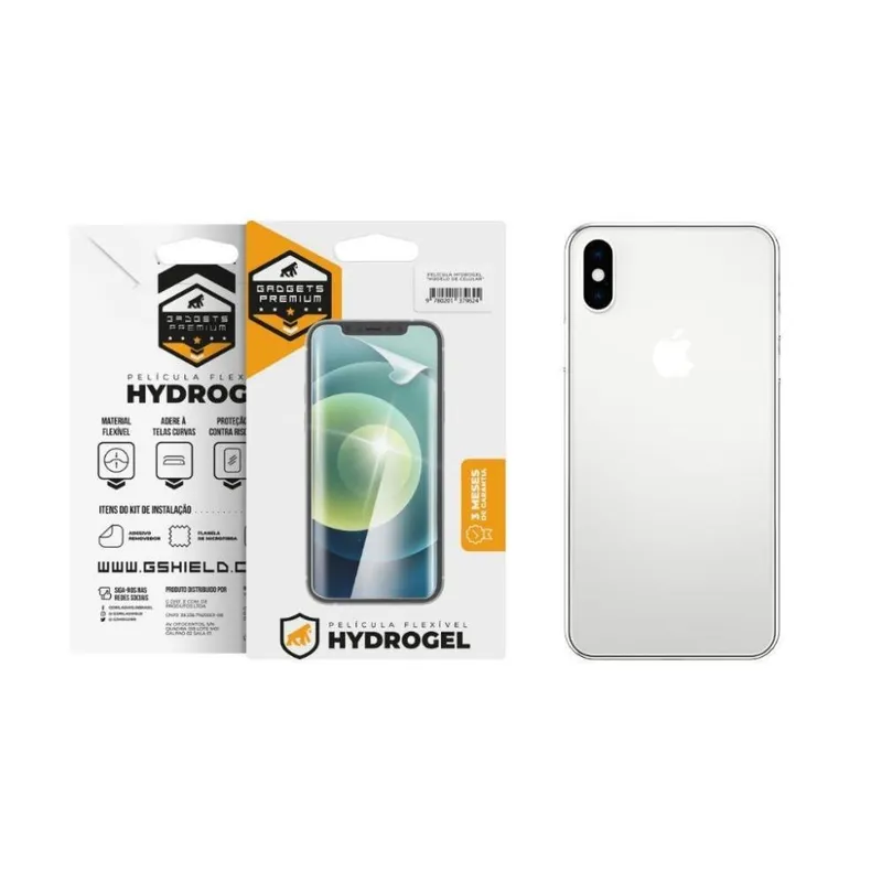 Película Para Iphone Xs Max - Traseira Hydrogel HD- Gshield