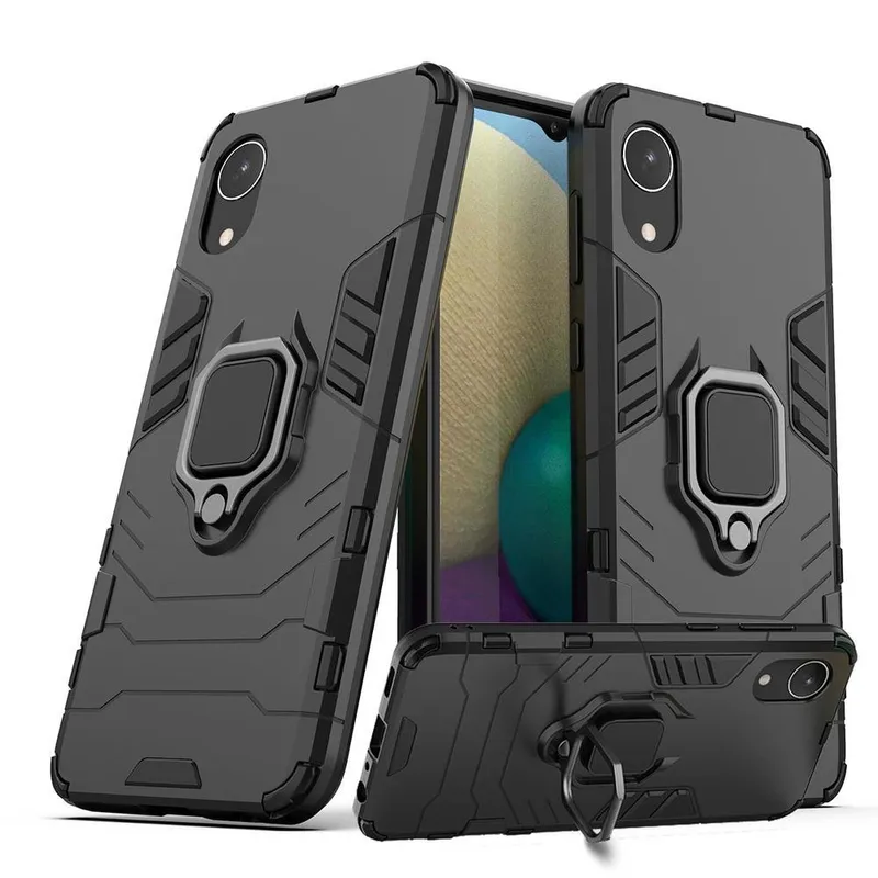 Capa Samsung Galaxy A03 Core - Protetora Resistente Militar Anti Impacto Queda Armadura,preto