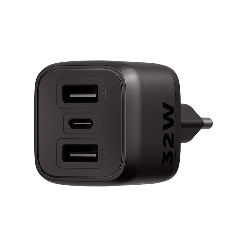 Carregador Turbo 32w Gan Ec 12 Power Preto Intelbras