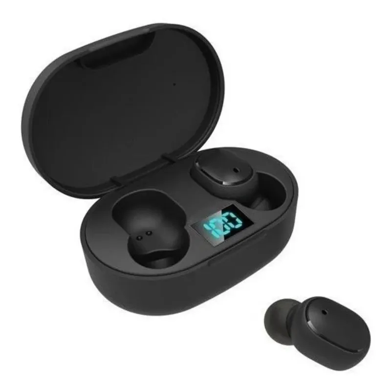 Fones Wireless S/ Fio Preto Visor Caixinha Para Moto E7