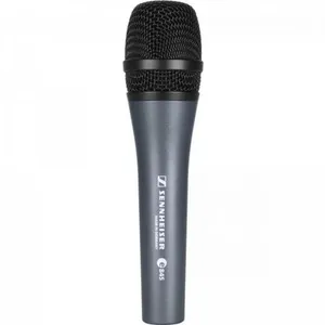 Microfone Sennheiser E845, Super Cardióide, Dinâmico De Mão, Cor: Preto