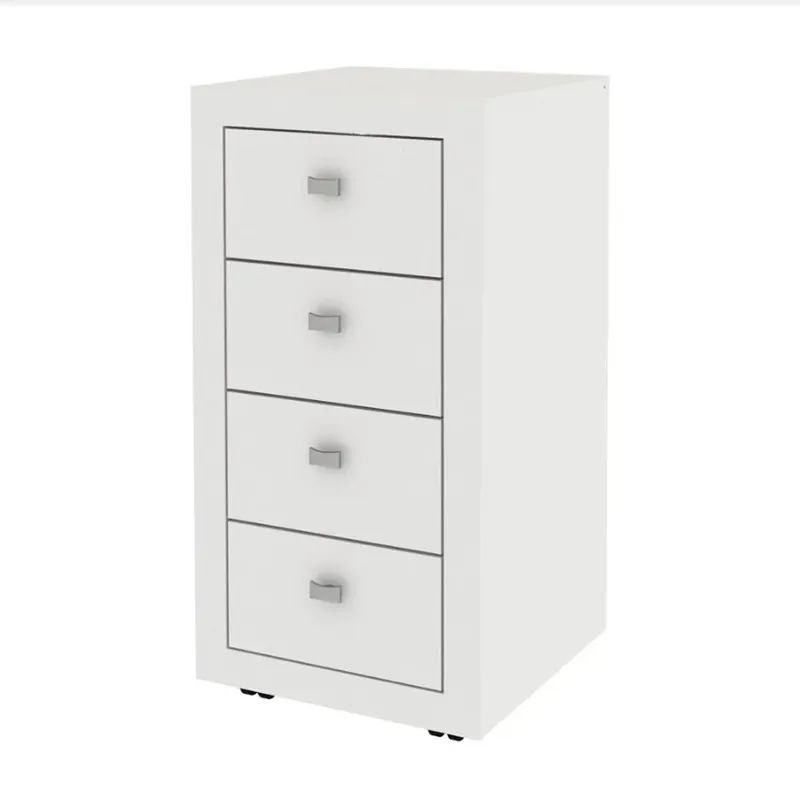 Gaveteiro 4 Gavetas Me 4133 Branco - Tecno Mobili