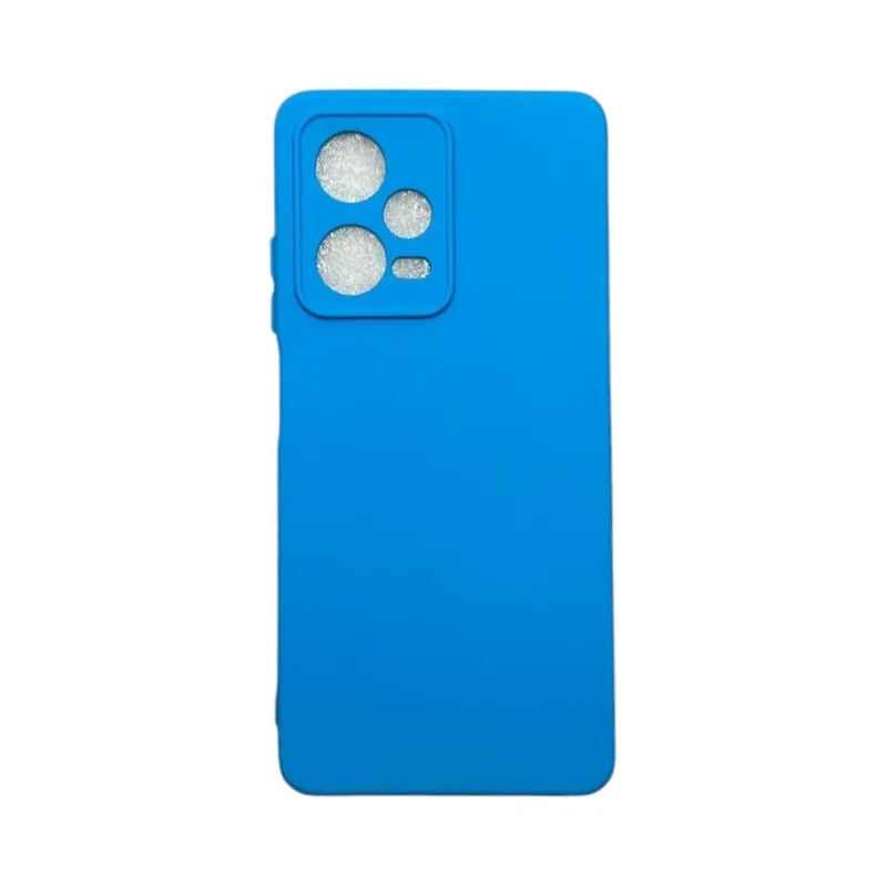Capa Xiaomi Redmi Note 12 Pro 5g Silicone Aveludada Protege Câmera Colorida Capinha Anti Impacto Note 12 Pro 5g:azul Pis