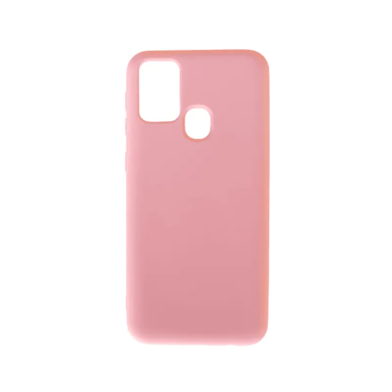 Capa Capinha Para Samsung M21s Silicone Aveludada - Rosa