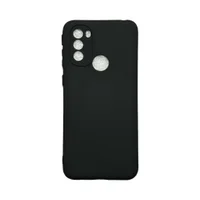 Capa Motorola Moto G31 Silicone Aveludada Protege Câmera Colorida Capinha Anti Impacton Cor:preto