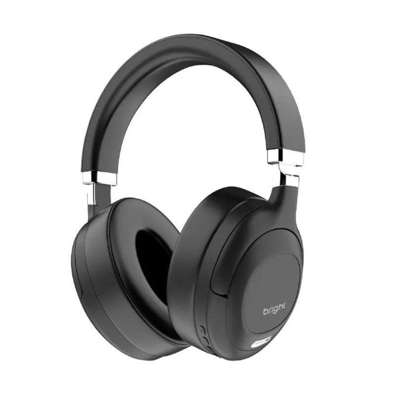 Fone de Ouvido Bright Anc Estúdio, Bluetooth, Cancelamento De Ruído E Microfone, Preto - Fn584