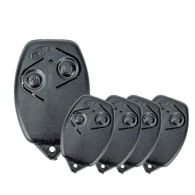Kit 5 Controles Remoto Para Portão Rossi Nano Dz3 Dz4 Bv Preto