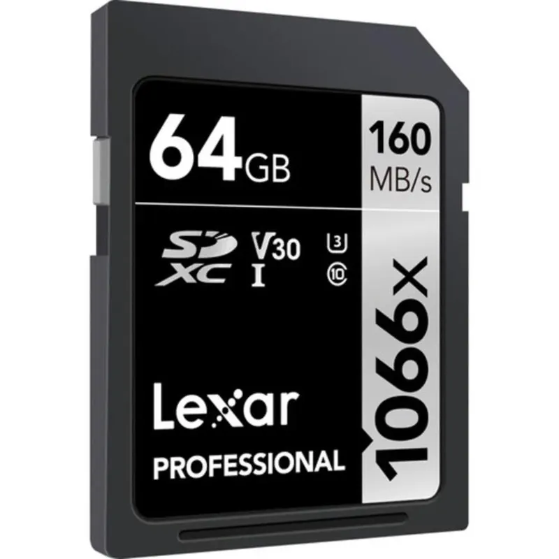 Cartão De Memória 64gb Lexar Sdxc 800x Uhs-i Classe 10 Para Vídeo 4k