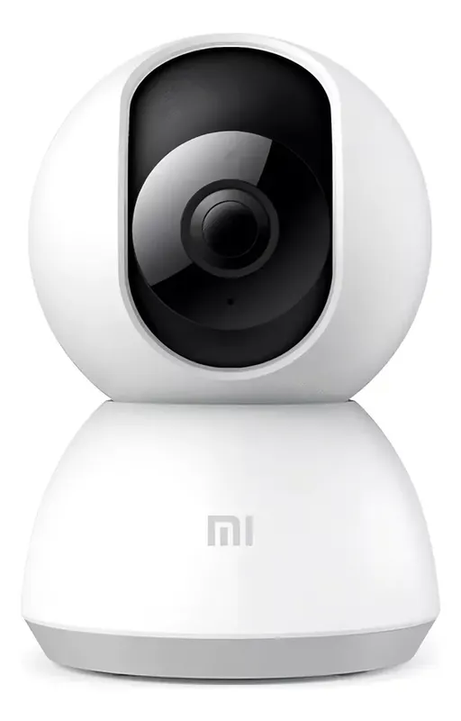 Câmera De Segurança Xiaomi C300 2k 360° Com Visão Noturna, Detecção De Pessoas E Controle Via App - Branco.