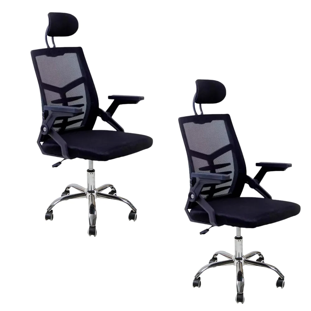 Kit 2 Cadeiras Diretor Relax Ergonômica Preto