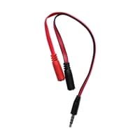 Cabo Adaptador OEX CE402, 2P2 para P3, Preto e Vermelho - 487412