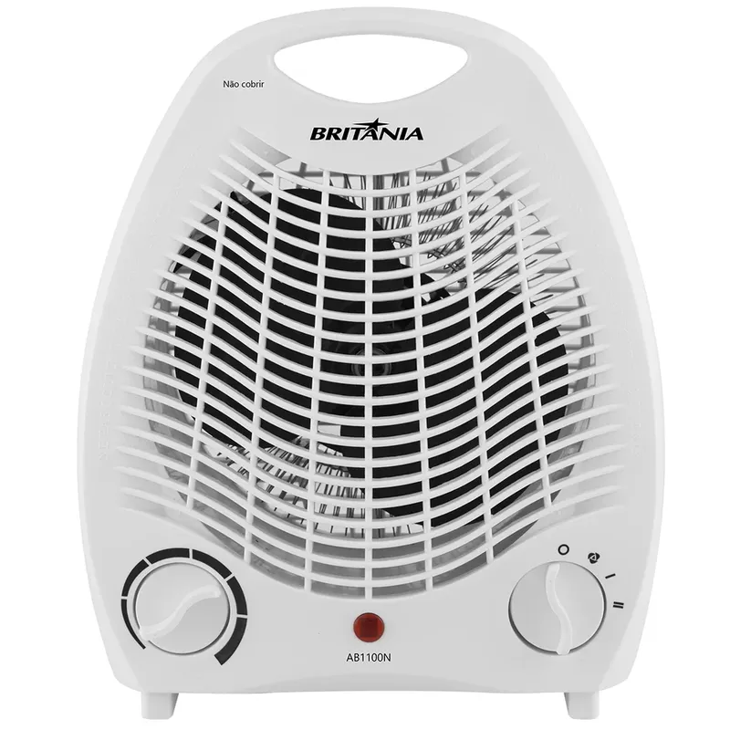 Aquecedor Britânia Ab1100n, 3 Níveis De Potência, Branco - 220v