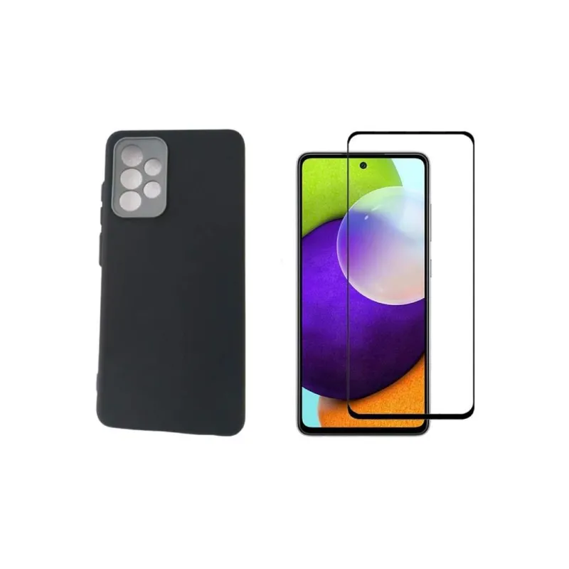 Kit Capa + Pelicula 3d 9d Para Celular Galaxy A52s 5g 6.5"