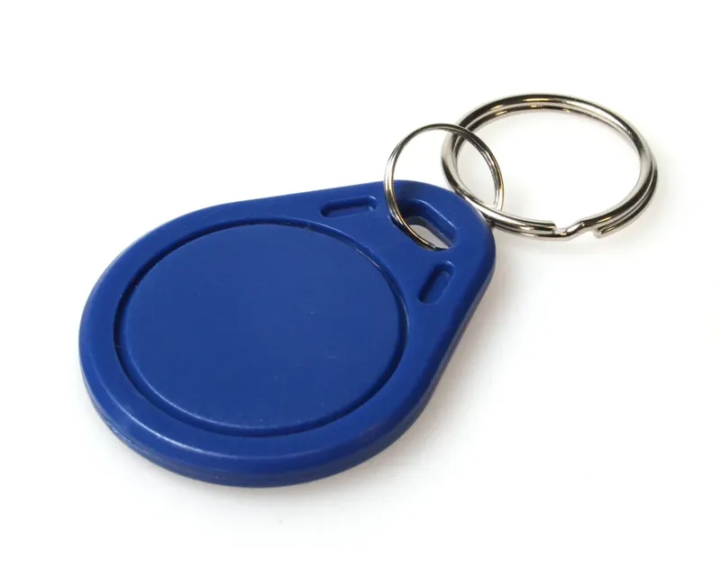 Chaveiro Rfid 13,56 Mhz Uid Regravável Azul - 10 Unidades