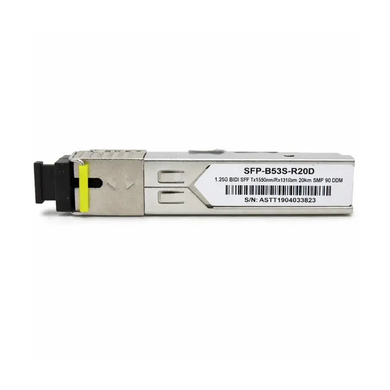 Módulo Sfp 1.25g 20km Bidi Sc Ddm Tx1550/rx1310nm B53s-r20d – Fibra Óptica Monomodo