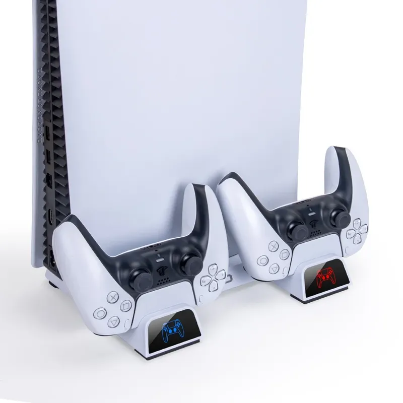 Base Cooler 3 Velocidades, Suporte Playstation 5 Ps5, Charger Dock Indicador Led