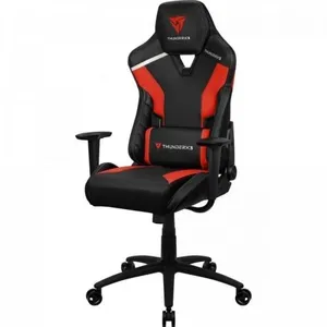 Cadeira Gamer ThunderX3 TC3, Peso Suportado até 125Kg, Apoio de Braços Bi-direcional, Ember Red