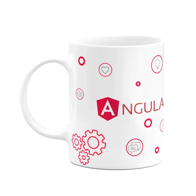 Caneca Dev Angular - Preta