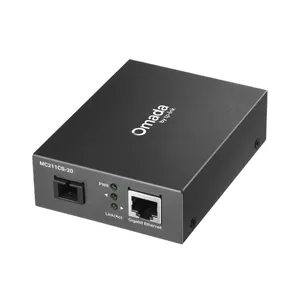Conversor De Mídia Tp-link Mc211cs-2 Omada Wdm Gigabit
