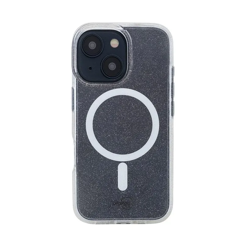 Capa Iphone 16 Plus Com Indução, Shine Iplace - Transparente Com Brilho