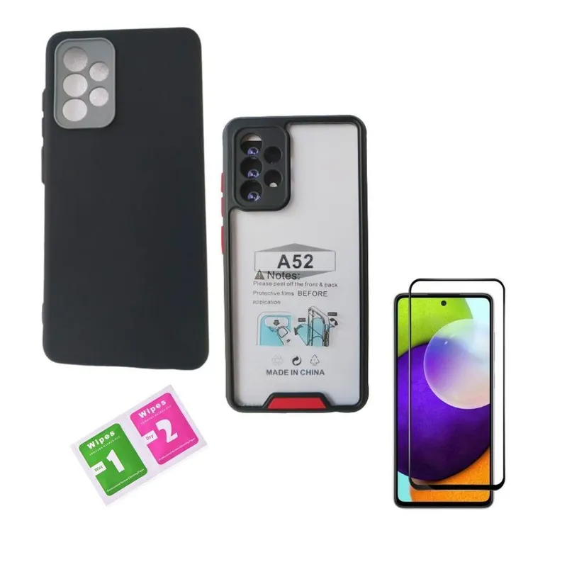Kit Case Elxcases para Galaxy A52s + Película 9d, 6.5 polegadas
