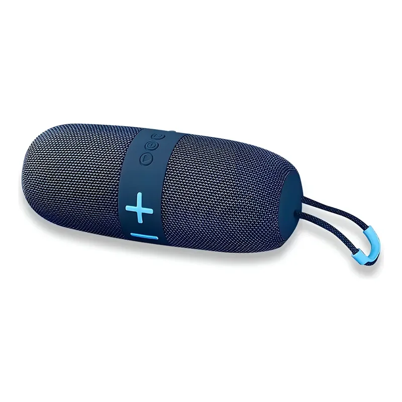 Mini Caixa De Som Bluetooth Recarregável Tws Portátil Cor:azul