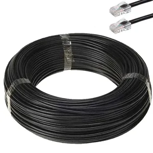 Cabo De Rede Anatel Furukawa Montado 30 Metros Cat5e Preto