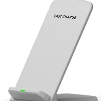 Carregador Por Indução Sem Fio, USB, QC Portátil , Bivolt, Branco