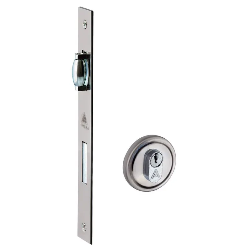 Fechadura Rolete Roseta Redonda F-5600/20 Cr 55mm Cromado Aliança