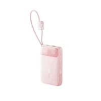 Cargador Portatil Powerbank Baseus Enerfill Fc11 22.5w 20.000mah 1 Cabo Usb-c 1 Cabo Lightning Rosa