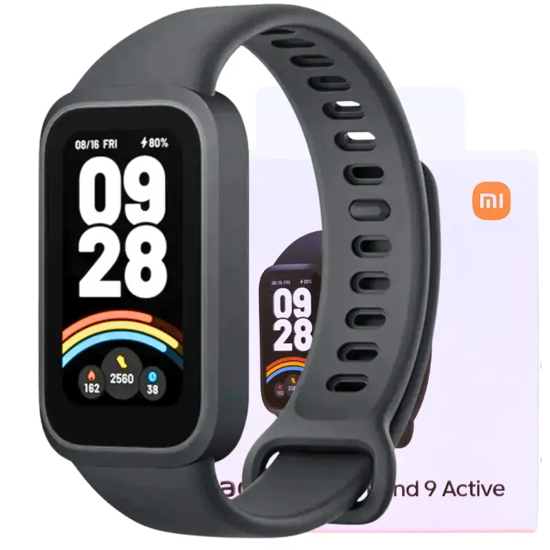 Xiaomi Smart Band 9 Active Pulseira Inteligente Controle De Atividades Fisicas Android Ios Preto Unissex