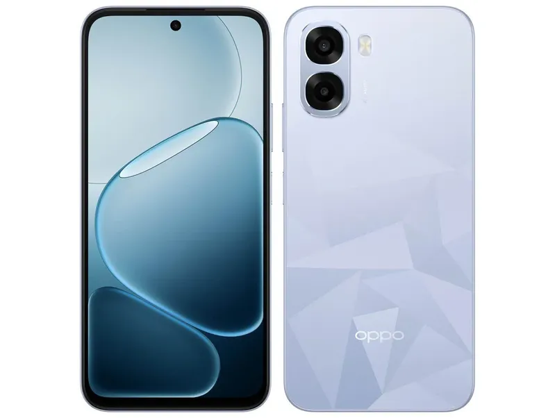 Smartphone OPPO A6k 256GB 12GB RAM (4GB+8GB RAM+) Azul Cristal 6,75" Câmera Dupla 50MP+Monocromática Frontal 5MP