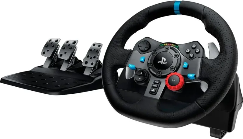 Logitech - Volante E Pedais G923 Para XBOX Series X|s, XBOX One E PC - Preto-941-000156