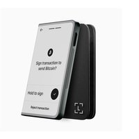 Carteira para Criptomoedas Ledger Stax, com Ledger Recovery Key, Preta - STAX-RK-ESDEPTIT
