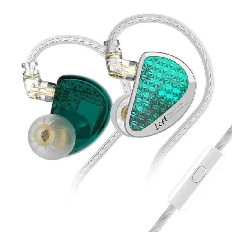 Fones De Ouvido Kz-as16 Pro In Ear Com Cancelamento De Ruído As16pro Ciano