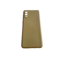 Capa Capinha Celular Samsung Galaxy A02 Sm-a022m Ante Queda Cor:amarelo Lisa