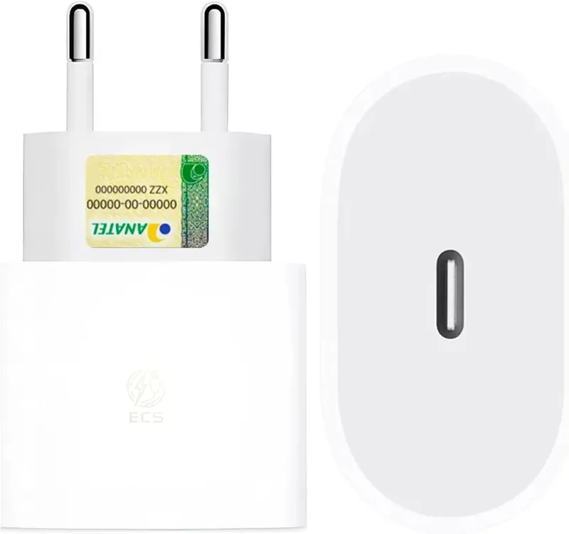 Fonte Turbo 30w Entrada Tipo C, Carregamento Super Rápido, Carregador Entrada Usb-c - Compátivel Com Todo Dispositivo E Cabo, Tecnologia Power