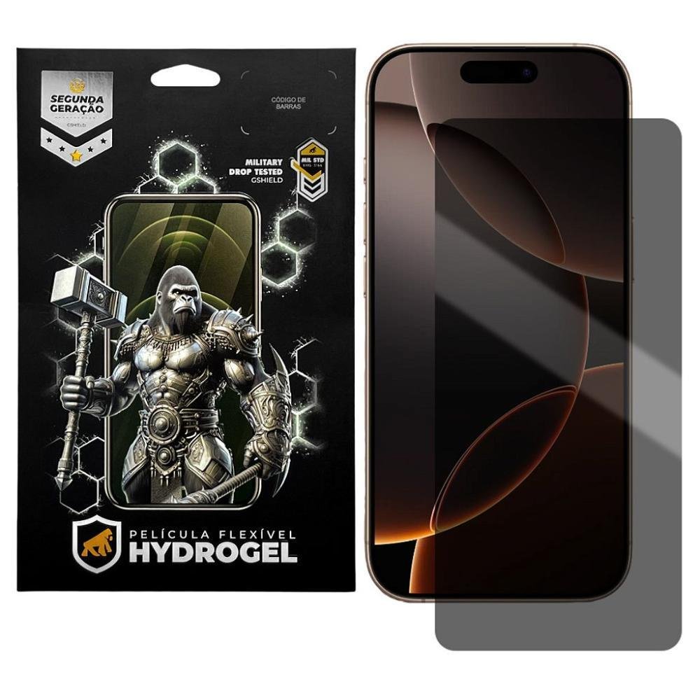 Película Para Iphone 16 Pro - Privacidade Hydrogel - Gshield