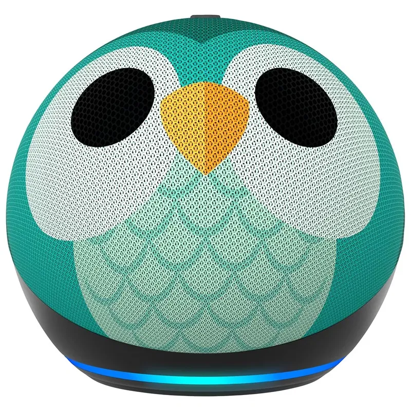 Echo Dot Kids Coruja Amazon, 5 Geração, Alexa, Bluetooth