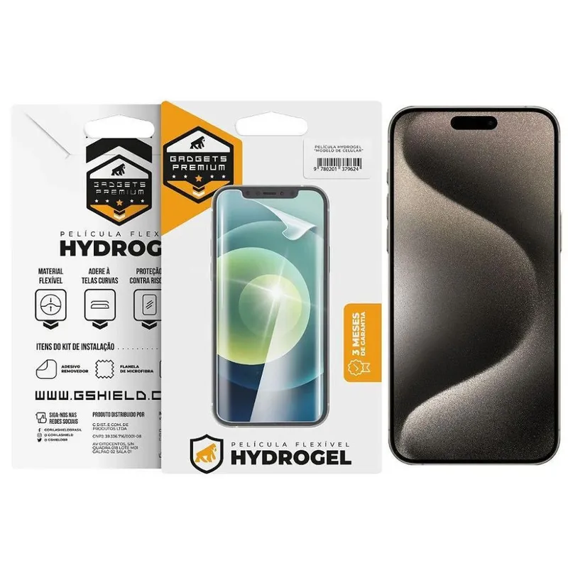 Película Para Iphone 15 Pro, Hydrogel Gamer Fosca - Gshield