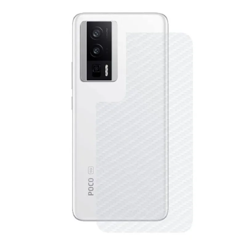 Película Gshield Para Xiaomi Poco F5 Pro, Traseira De Fibra De Carbono