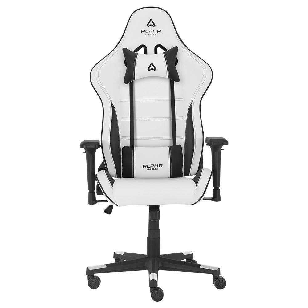 Cadeira Gamer Alpha Gamer Nimbus Branco e Preto