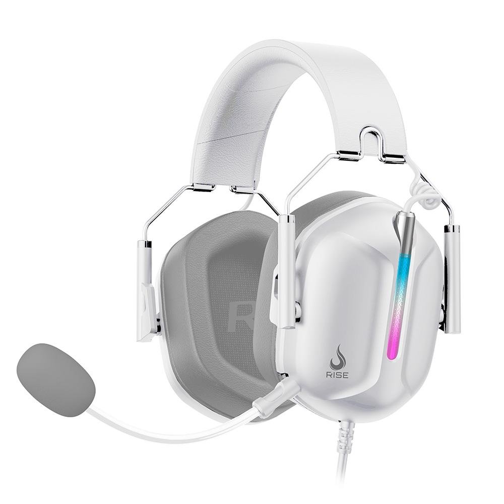 Headset Gamer Rise Mode G1 Special Edition White