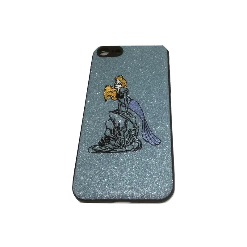 Capa Case Capinha Antiqueda Apple Iphone 7 Sereia Azul