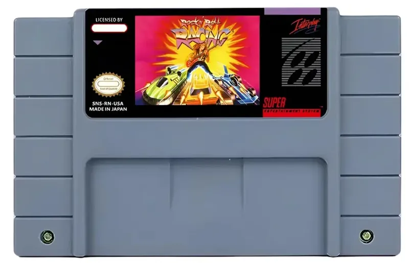 Jogo Retro Video Game Super Nintendo Rock And Roll Racing