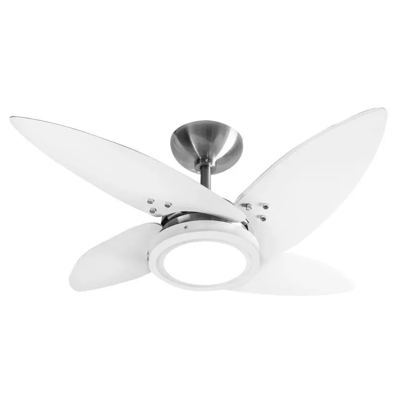 Ventilador LED Roma Branco 4 Pás 110v