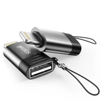 Adaptador Otg Hrebos Ad-210 Lghtng P Usb Fêmea Alumínio
