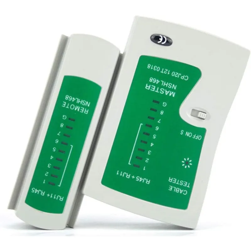 Testador Para Cabo De Telefone Rj11 E Rede Rj45