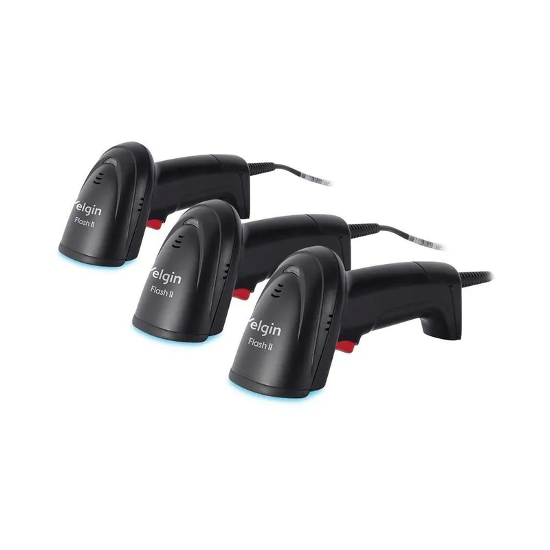 Kit Leitor Elgin Flash 1d Usb - 3 Unidades